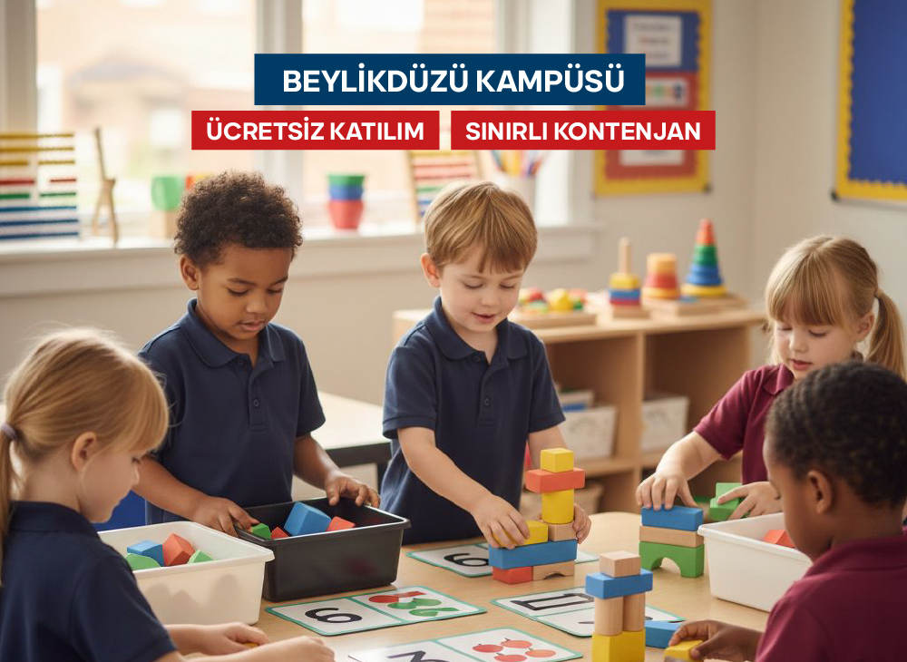 🏗️ Sayı Avcısı Minik Mimarlar | 3–6 Yaş | 📍Beylikdüzü Kampüsü