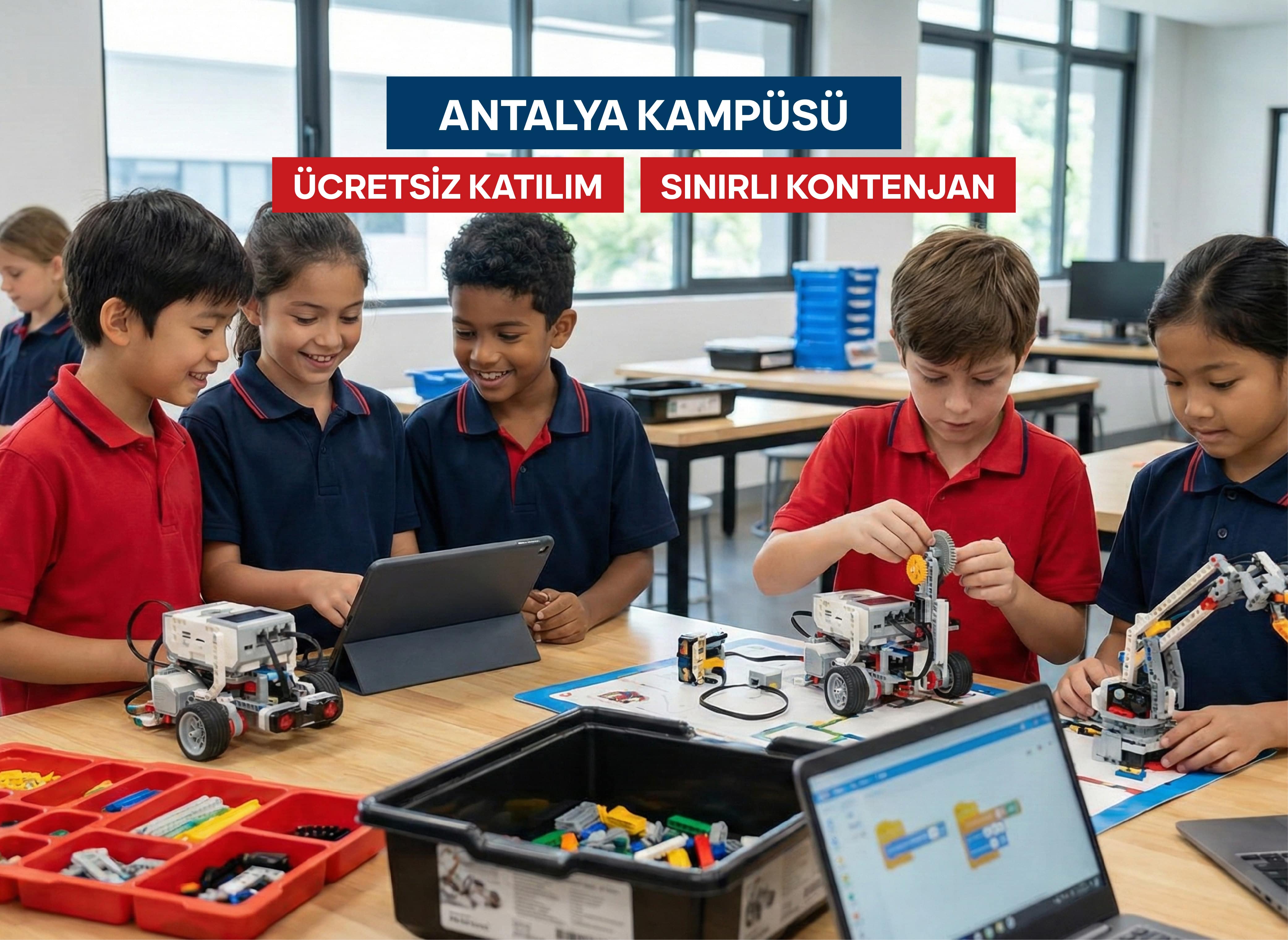 🤖 Geleceğin Mühendisleri Lego Mindstorm | 7-10 yaş I 📍Antalya Kampüsü