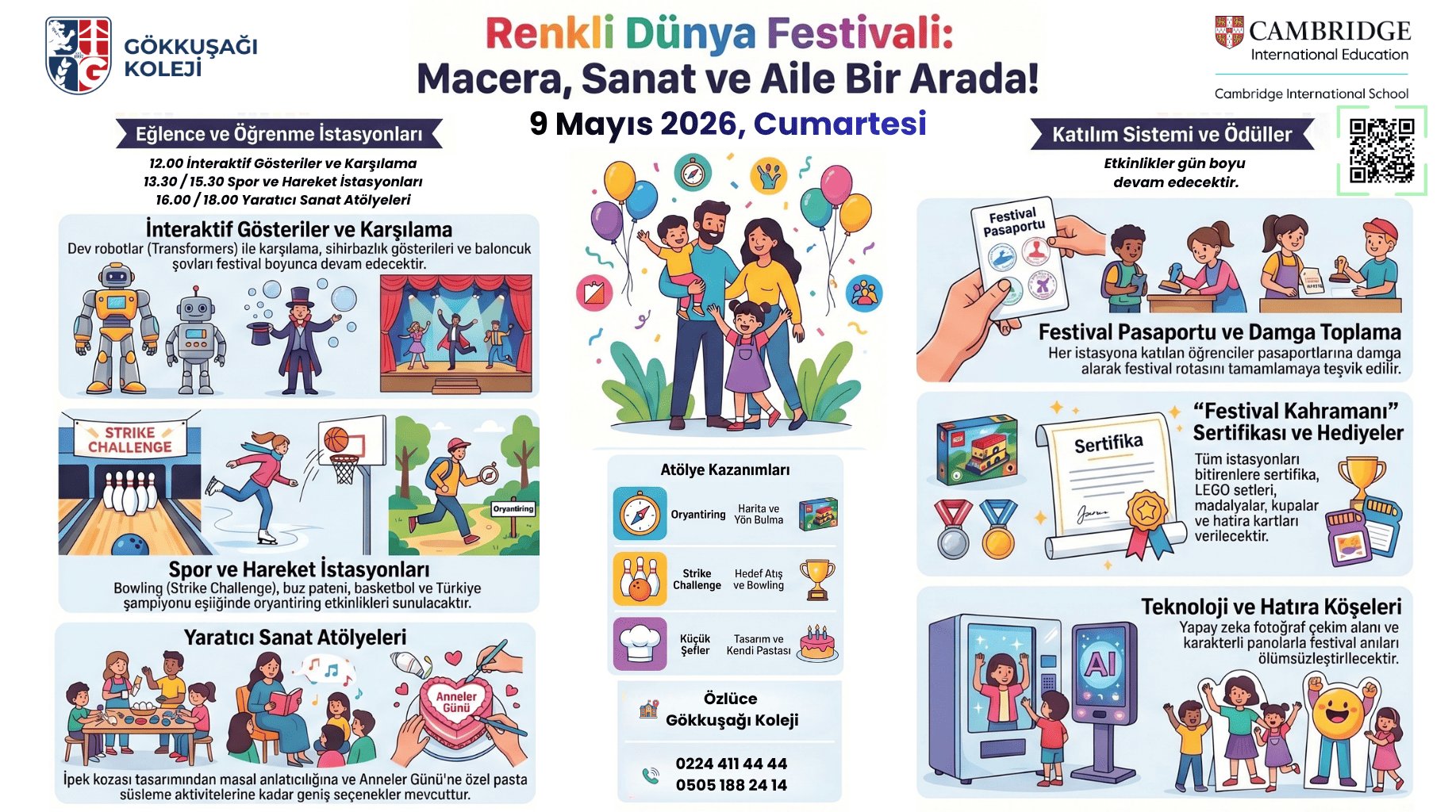 🎨 Sanat, Spor ve Teknoloji Bir Arada! | 9 Mayıs Cumartesi | 📍 Özlüce Kampüsü
